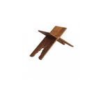 CAMİMARKET Ahşap Rahle Selçuklu Yakma Desenli - Orta - 55 cm