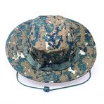 Camo Jungle Benny Şapka Güneş Koruyucu Yuvarlak Kenarlı Şapka Açık Hava Eğlence Dağ Tırmanışı Balıkçılık Yürüyüş Bahçe Plaj (Orman Rengi)