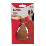 Camon Tavuk Butu Şeklinde Dayanıklı Bambu Köpek Diş Kaşıma Oyuncağı 11 cm