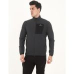 Camp Scoutland CAMP255 Outdoor Tactical Su iticili Erkek Fermuarlı Taktik Sweatshirt - Antrasit - 2XL