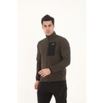 Camp Scoutland Camp255 Outdoor Tactical Su Iticili Erkek Haki Fermuarlı Taktik Sweatshirt
