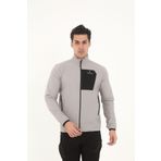 Camp Scoutland Camp255 Outdoor Tactical Su Iticili Erkek Taş Fermuarlı Taktik Sweatshirt