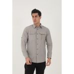 Camp Scoutland CAMP376 Outdoor Tactical Rahat ve Kullanışlı Su iticili Erkek Taktik Gömlek - Taş - 3XL