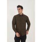 Camp Scoutland Outdoor Tactical Rahat Ve Kullanışlı Su Iticili Erkek Haki Taktik Gömlek Camp376