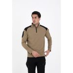CAMP137 Outdoor Tactical Su iticili Erkek Taktik Sweatshirt - 3XL - Bej