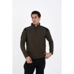 CAMP137 Outdoor Tactical Su iticili Erkek Taktik Sweatshirt - 3XL - Haki