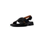Camper 002 Modası X-Strap Siyah Kadın Sandalet