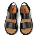 Camper K201772-001 Pelotas Flota Sandal Kadin Siyah Sandalet