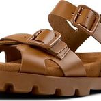 Camper Kadın Brutus Sandal Ayakkabı, Kahverengi 40 EU
