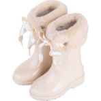 Campera Charol Soft Kız Çocuk Sedef Rugan Yağmur Çizmesi