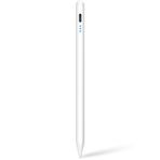 CAMPEXON iPad 2018-2023 için Stylus Kalem, iPad/Pro/Air/Mini için Eğime Duyarlı ve Avuç İçi Reddetme ve Manyetik ile 10X Hızlı Şarj iPad Kalemi, Çizim, Yazma, Oyun Çalışırken, Çalışırken, Dinlenirken Apple