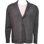 Campione 3849401 Erkek Triko Ceket Grey - 2XL - Gri
