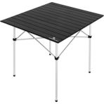 Campology Alüminyum Katlanabilir Kamp ve Piknik Masası Xl - 70x70x70 cm - Siyah