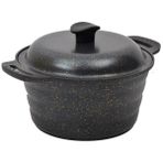 Campout 24 cm Siyah Granit Döküm Kamp Tenceresi