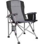 Campout 6456 Ecorce Tube Marron Gri Polyester Kamp Sandalyesi
