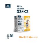 Camrusepa All In Vitamin D3+K2 - 50 ML - 425 PUFF
