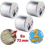 Çamur Bant 3 Adet Çatı İzolasyon Ses Su Yalıtım Tamir Sakız Bandı Gri 72 Mm X 2 Metre