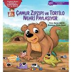 Çamur Zıpzıpı ve Tortilo Nehri Paylaşıyor tıcı Drama Parmak ve Tuzluk Kuklalar Pop-up Sahneli