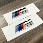 Çamurluk Bmw M Amblem Logo, Krom Metal, 1. Sınıf