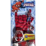 Can Ali Toys Disk Atan Spiderman Eldiven Karakter - Renkli