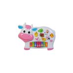 Can Ali Toys Pilli Işıklı Şarkılı Soru Cevaplı Türkçe Hayvan Sesli Çiftlik Hayvanlı İnek Piyano 3278