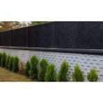 Can Çim Çit 100 cm Seçenekli Ölçüler Gri Antrasit Çimçit Çimli Bahçe Teli Çimli Çit Seperatör - 100x700