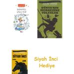 Can Çocuk Yayınları Domates Saçlı Kız + Dünyanın Merkezine Yolculuk + Siyah Inci Hediye - Hayır