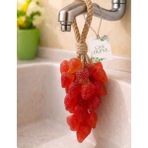 Can Defne Çilek Şeklinde El Yapımı Doğal Sabun – Aromatik Kokulu Dekoratif Banyo Sabunu (Kırmızı) - 1 Adet