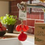 Can Defne Nar Şeklinde El Yapımı Doğal Sabun – Aromatik Kokulu Dekoratif Banyo Sabunu (Kırmızı) - 1 adet