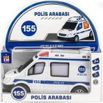 Can-Em Oyuncak Pilli Polis Minibüsü