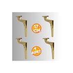 CAN METAL 17 CM METAL ZİRVE AYAK KOLTUK AYAĞI MOBİLYA AYAĞI ÜNİTE AYAĞI KONSOL AYAĞI PUF BERJER AYAĞI ( 4 ADET