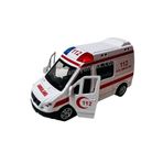 CAN OYUNCAK Can Sesli Çek Bırak Metal Ambulans Araba