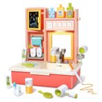 Can Oyuncak Kutulu Pilli Ve Işıklı Lavabo Banyo Dolaplı Pembe