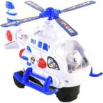 Can Oyuncak Polis Helikopteri Işıklı ve Müzikli - Renkli