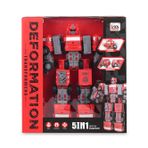 Can Oyuncak Ufo Transformers - Kırmızı Standart