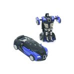 Can Toys Robota Dönüşen Araba Bugatti Mavi