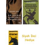 Can Yayınları Bir Kadının Kavgaları ve Dönüşümleri + Dünyanın Merkezine Yolculuk + Siyah Inci Hediye - Hayır