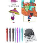 Can Yayınları Küçük Cadı Şeroks ve Toto ve Şemsiyesi 2'li Set - Kalem