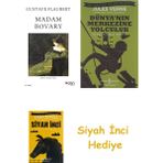 Can Yayınları Madam Bovary + Dünyanın Merkezine Yolculuk + Siyah Inci Hediye - Hayır
