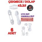 CAN YILDIZ PLASTİK Çocuk Bebek Güvenlik Çok Amaçlı Kilit ve Mandallı Kilit