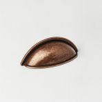 Çanak Kulp 64 mm Antik Bakır Renk Metal Mobilya Çekmece Dolap Kapak Kulpu Modern Mutfak Kulpları - 1