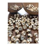 Canan Dizayn 11,5 mm Gold Taşlı Düğme (15 Adet)