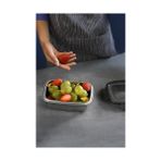 Canarino 2 Adet 304 Çelik 550 ml Yemek Meyve Et Buzdolabı Beslenme Saklama Kabı MT224 - 0 Siyah - Option-1