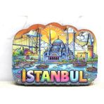 Canarino Ahşap Istanbul Temalı Magnet - Model 8