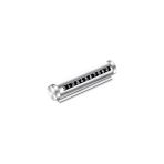 Canarino Araç Telefon Numaratörü, Renkli Krom, Rakam Çevirme Çubuklu, Yapışkanlı Montaj Sistemi, Oto Aksesuar - -- - 000-Siyah