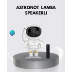 Canarino Astronot Şekilli Galaxy Projeksiyon Lambası Nebula Efektli Dekoratif Lamba - Lisinya