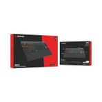Canarino Beru Siyah 2.4g + Bt Rgb Red Swıtch Mekanik Gaming Oyuncu Klavye Slim Low Profile Tkl - Option-1 - 001-Renkli