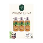 Canarino Doğal Argan Yağlı Duş Jeli 600 ml 3 Adet ve Rosıe Pamuk - 1 kg