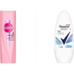 Canarino Elidor Ultra Işıltı 100 Şampuan 400 ml + Rexona Üstün Koruma Kadın Roll On Deodorant Dry 72 Saat Kesintisiz Koruma 50 ml - Option-1
