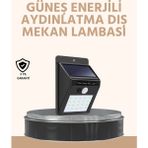 Canarino Enerji Tasarruflu ve Otomatik Sensörlü LED Güneş Işığı – Dış Mekan Uyumlu - Lisinya